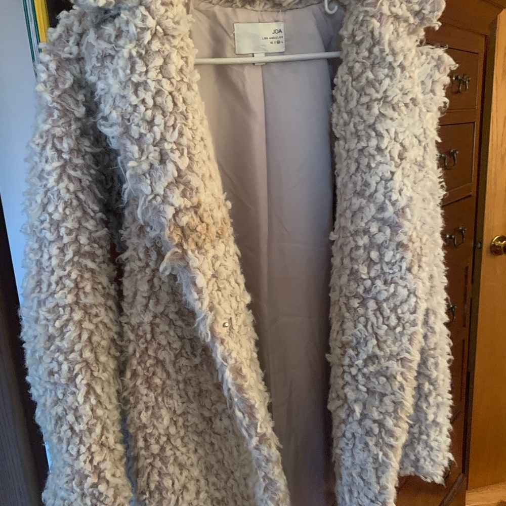 JOA wooly jacket with one button